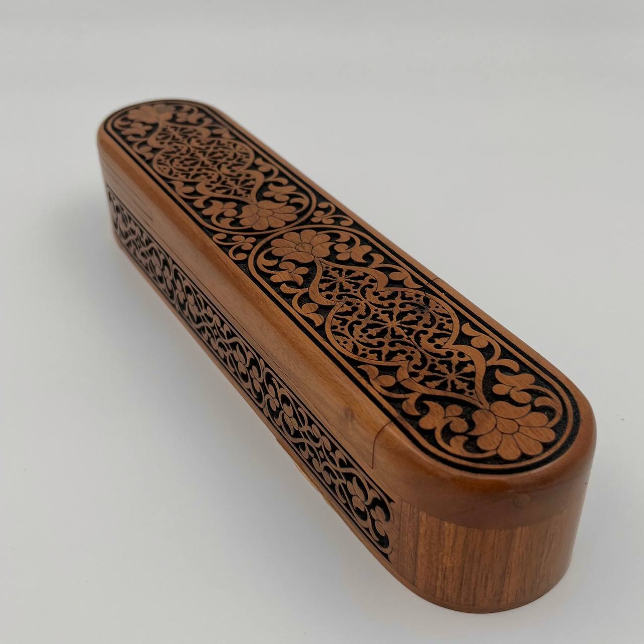 Arabesque Wood Pen Case