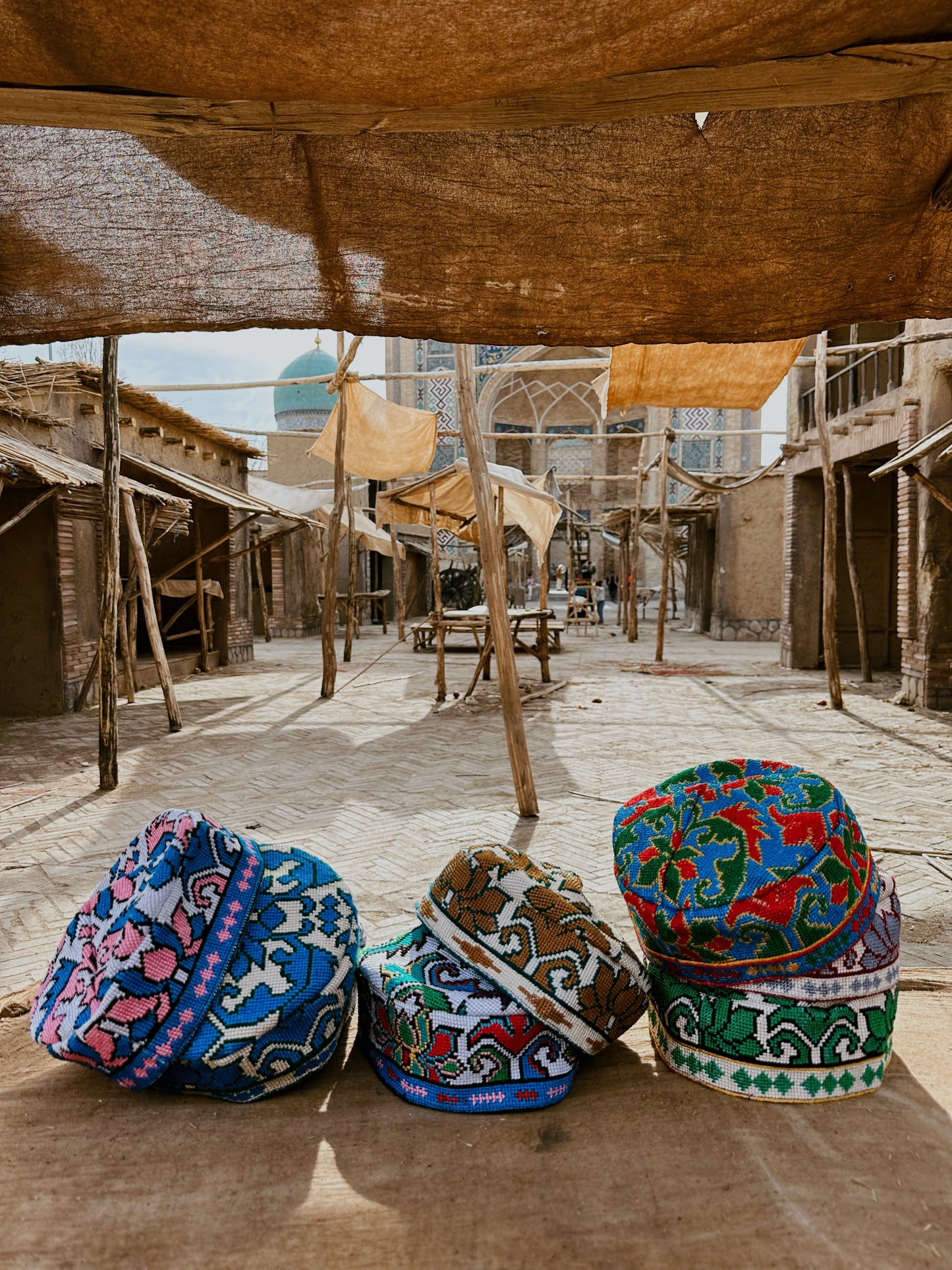 Traditional Uzbek Tubeteika Hat