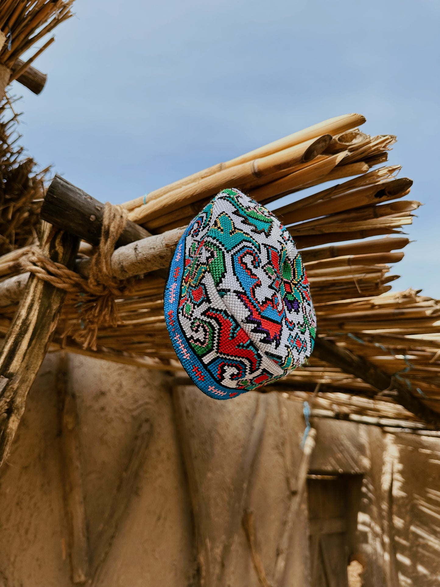 Traditional Uzbek Tubeteika Hat