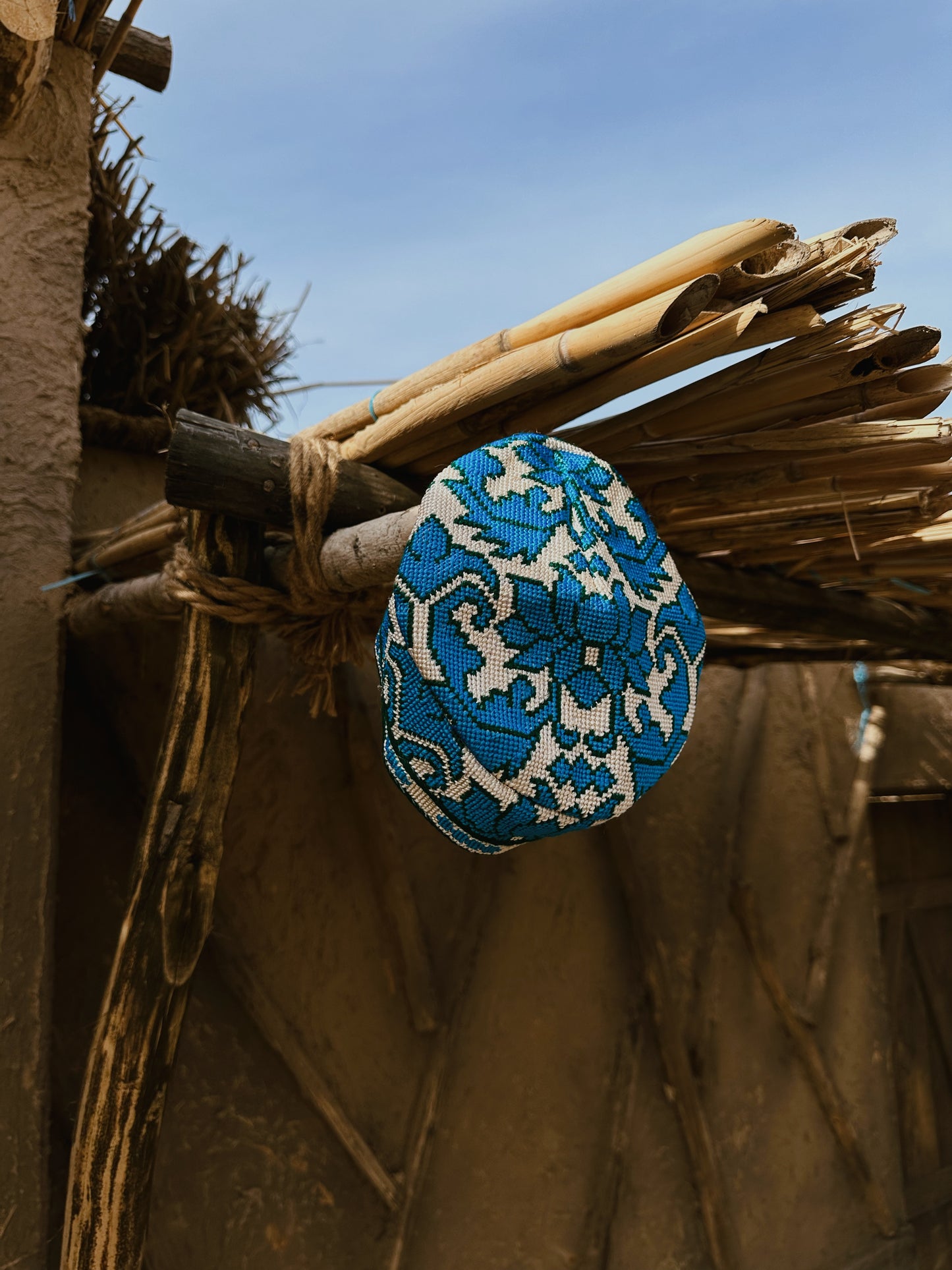 Traditional Uzbek Tubeteika Hat