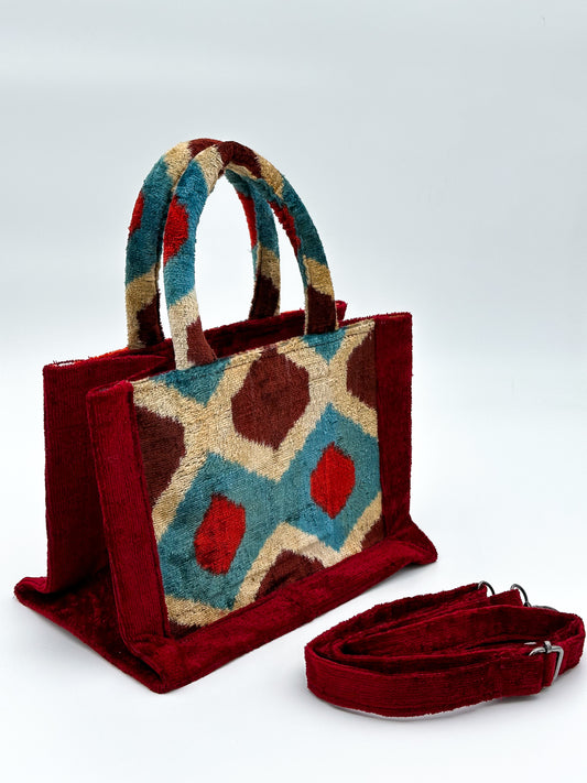 Velvet Ikat Elegance (Ruby Luxe)