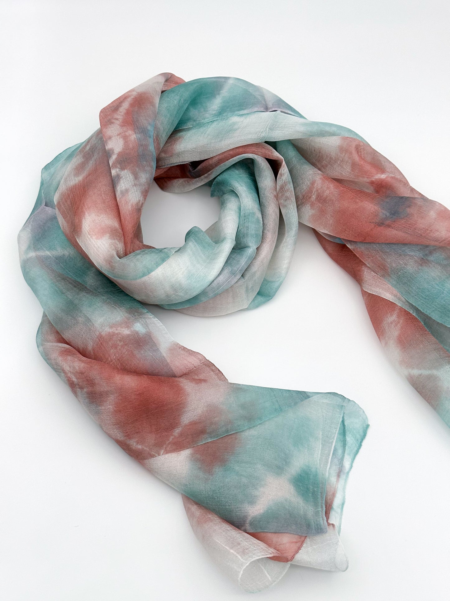 Ocean Breeze Silk Scarf