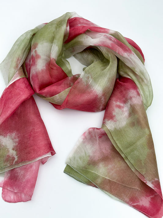 Blossom Meadow Silk Scarf