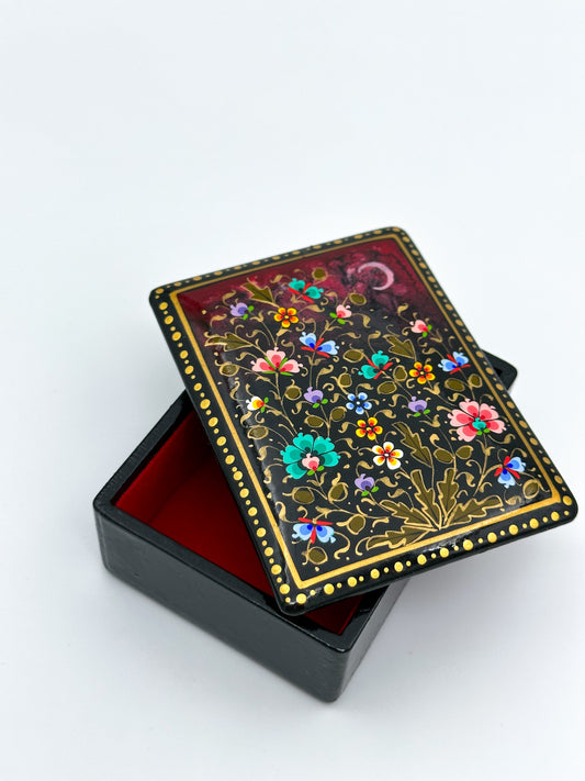 Midnight Blossom Small Jewelry Box