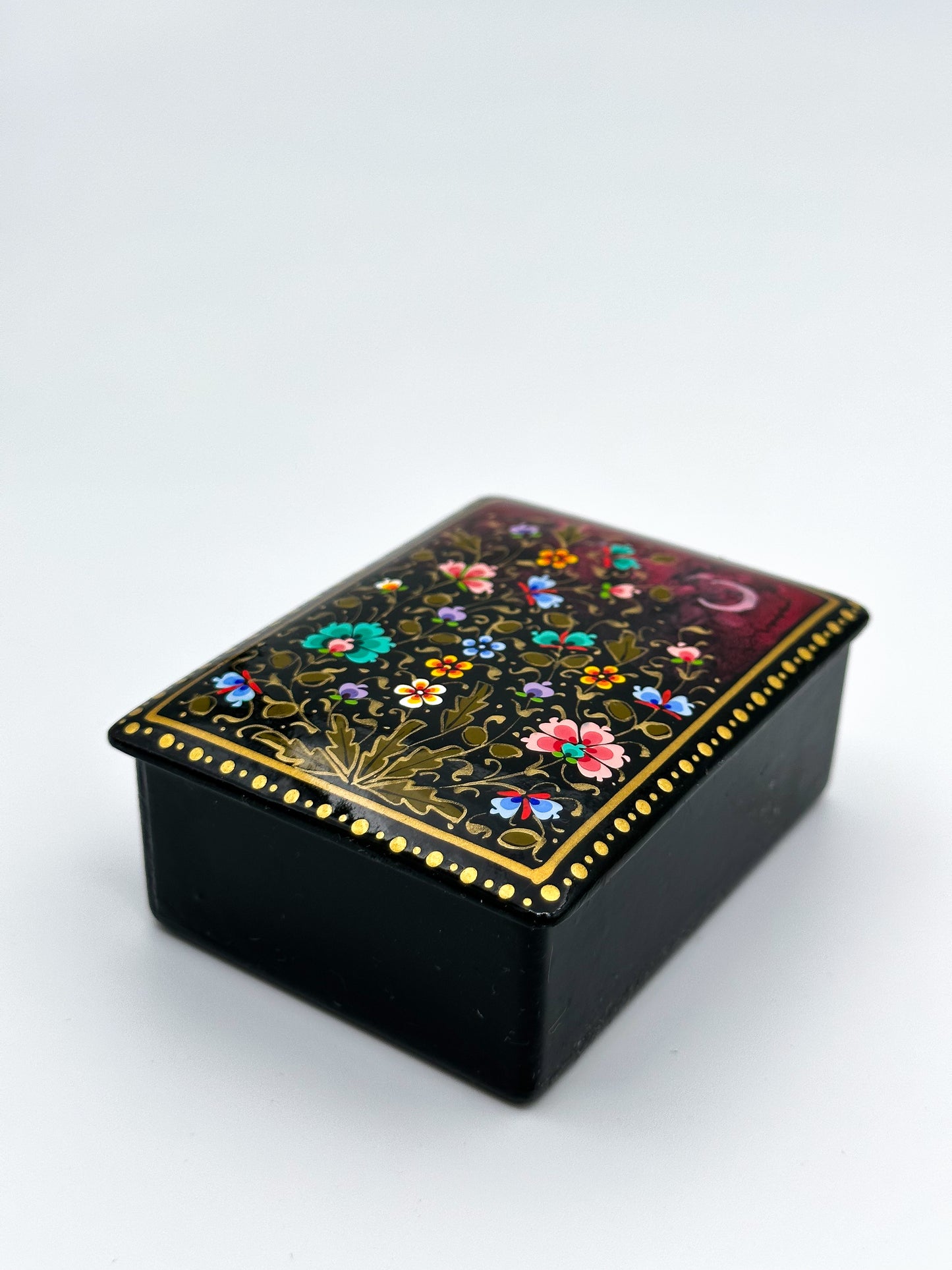 Midnight Blossom Small Jewelry Box