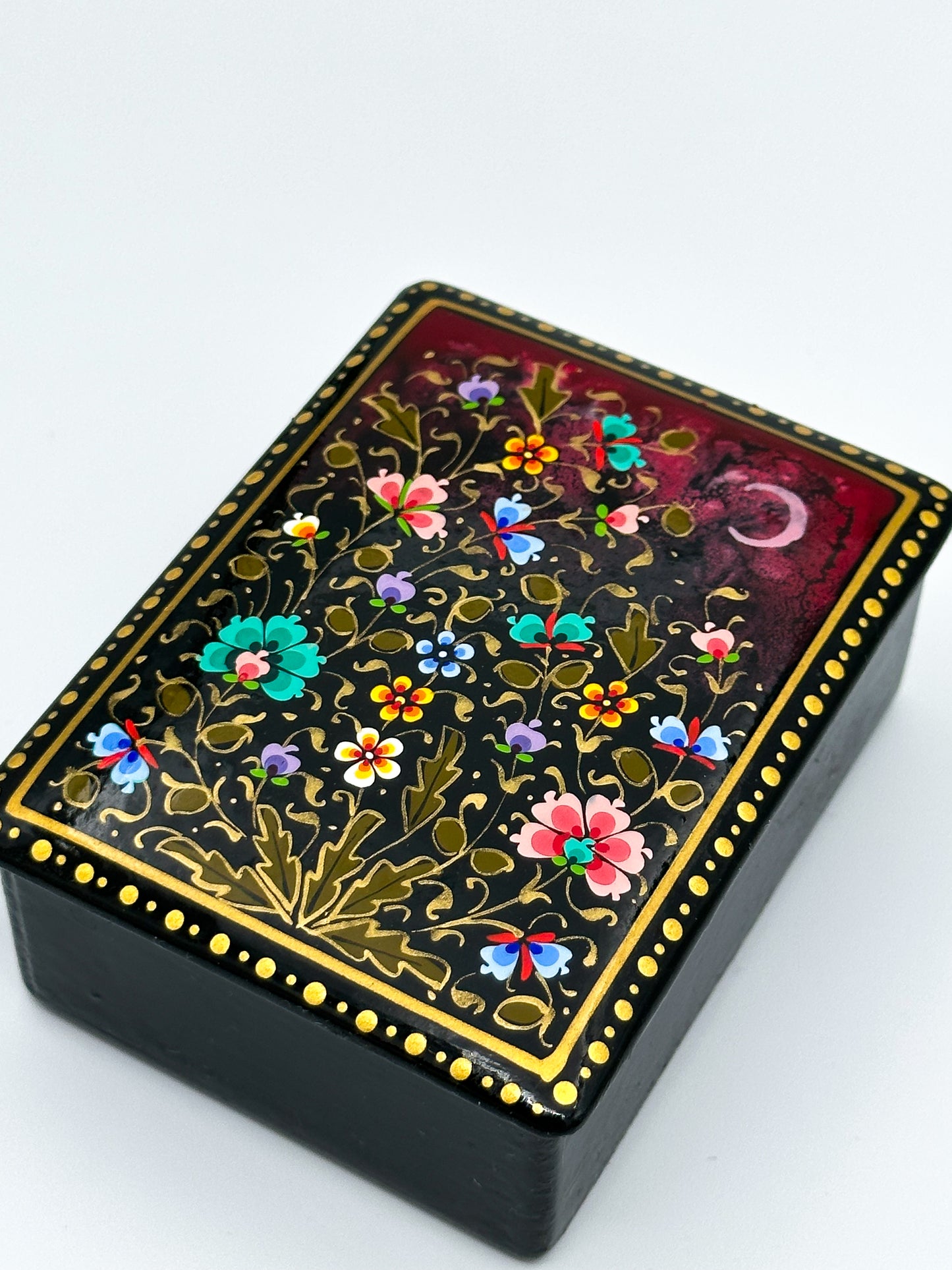 Midnight Blossom Small Jewelry Box