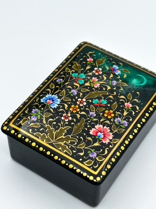 Midnight Bloom Small Jewelry Box