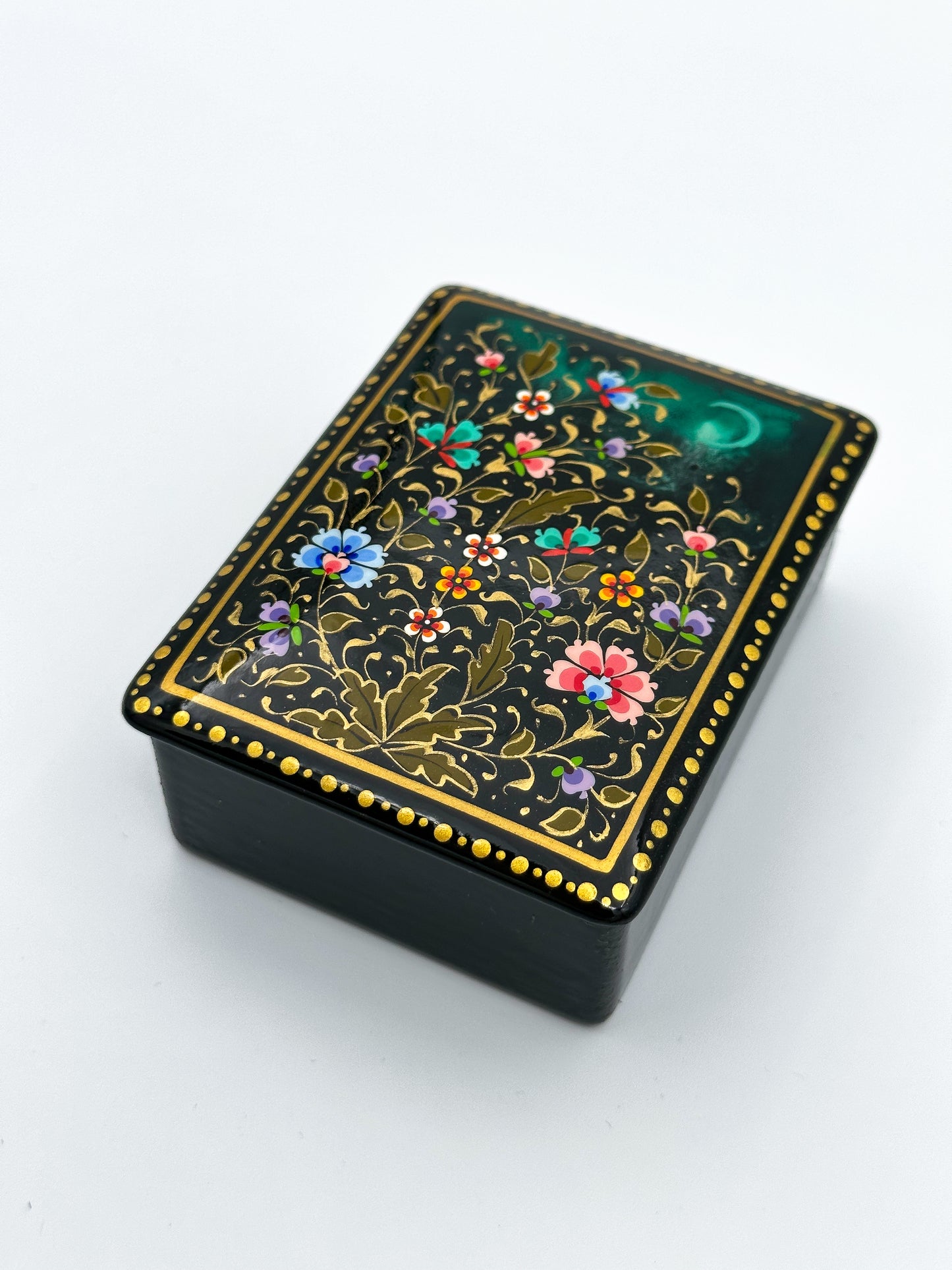 Midnight Bloom Small Jewelry Box