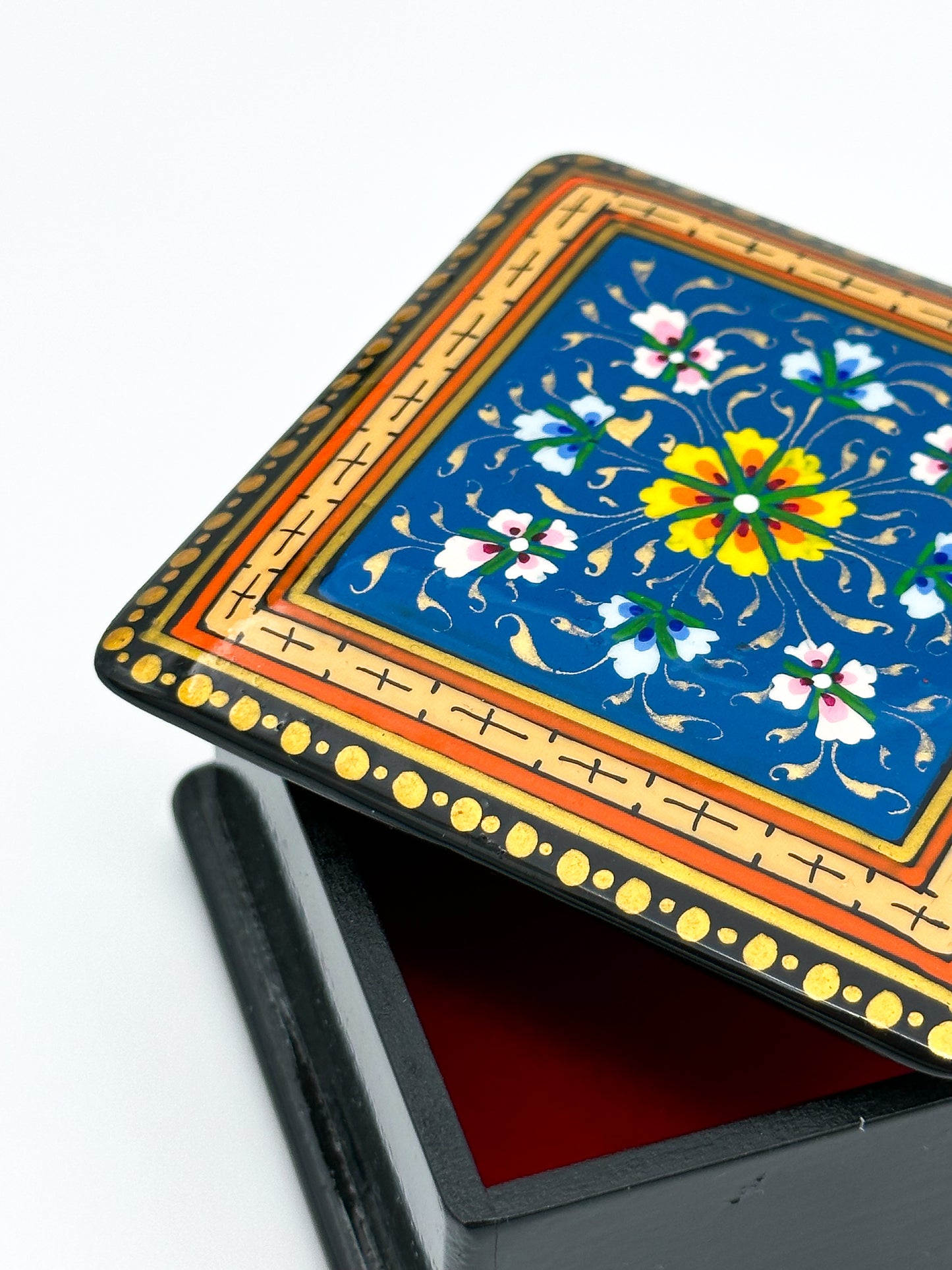 Royal Blossom Square Small Jewelry Box