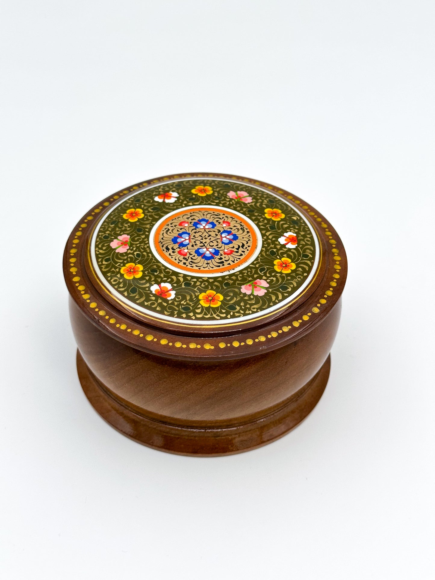 Golden Blossom Small Jewelry Box