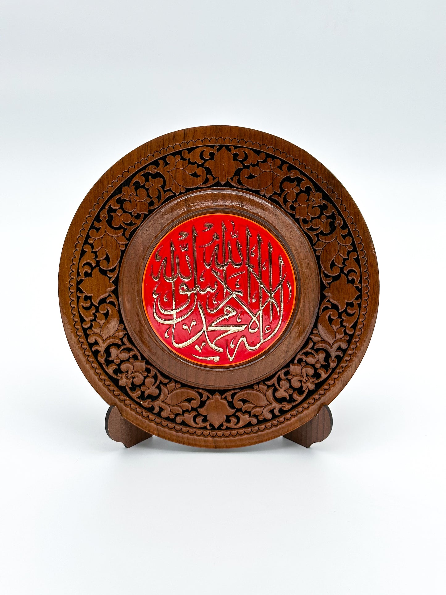 The Crimson Shahada Wall Plate