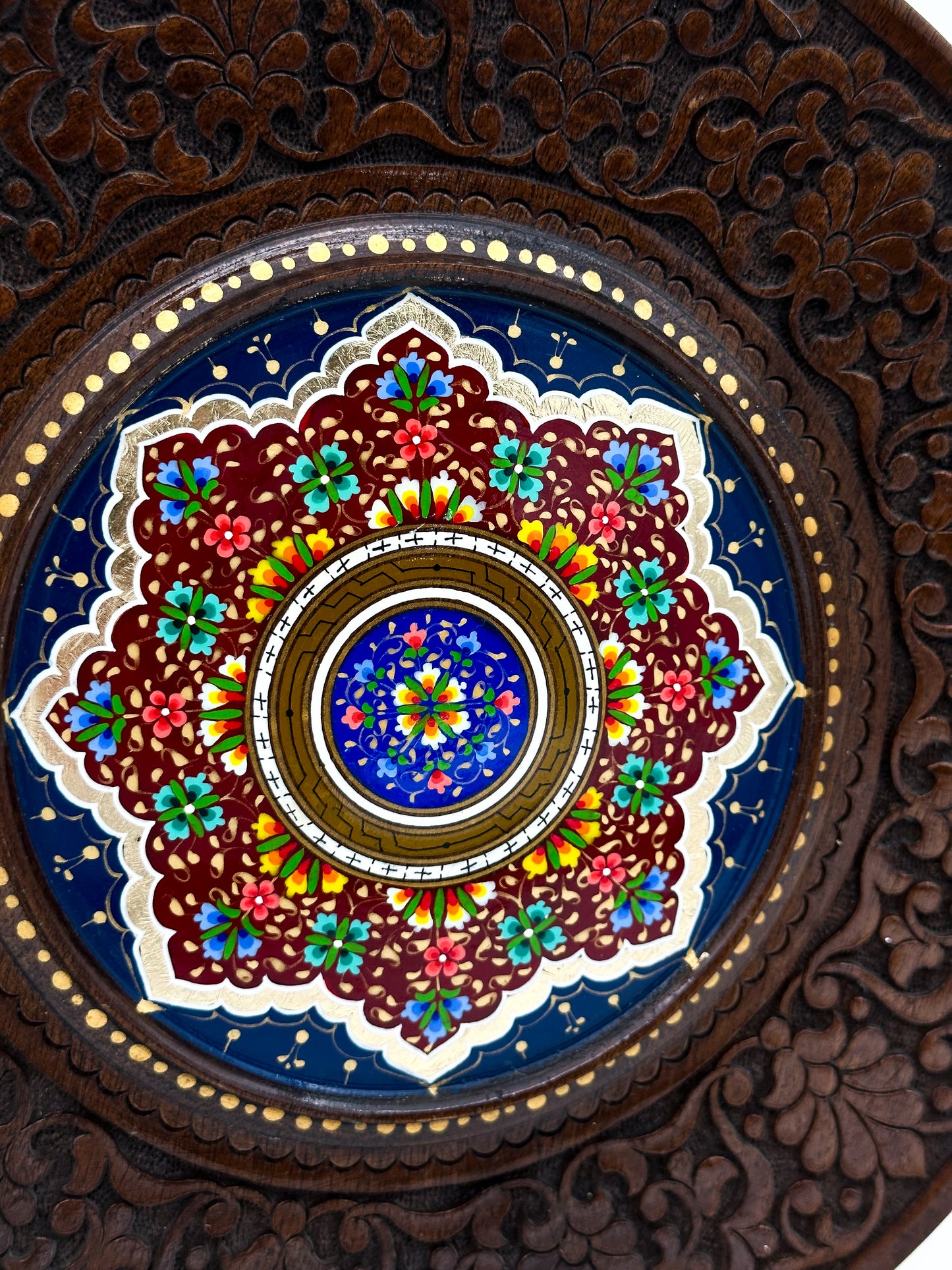 Royal Blossom Mandala Wall Plate