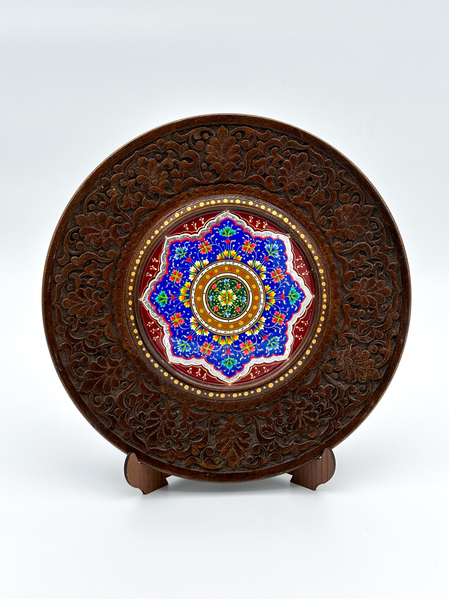 Sapphire Mandala Wall Plate