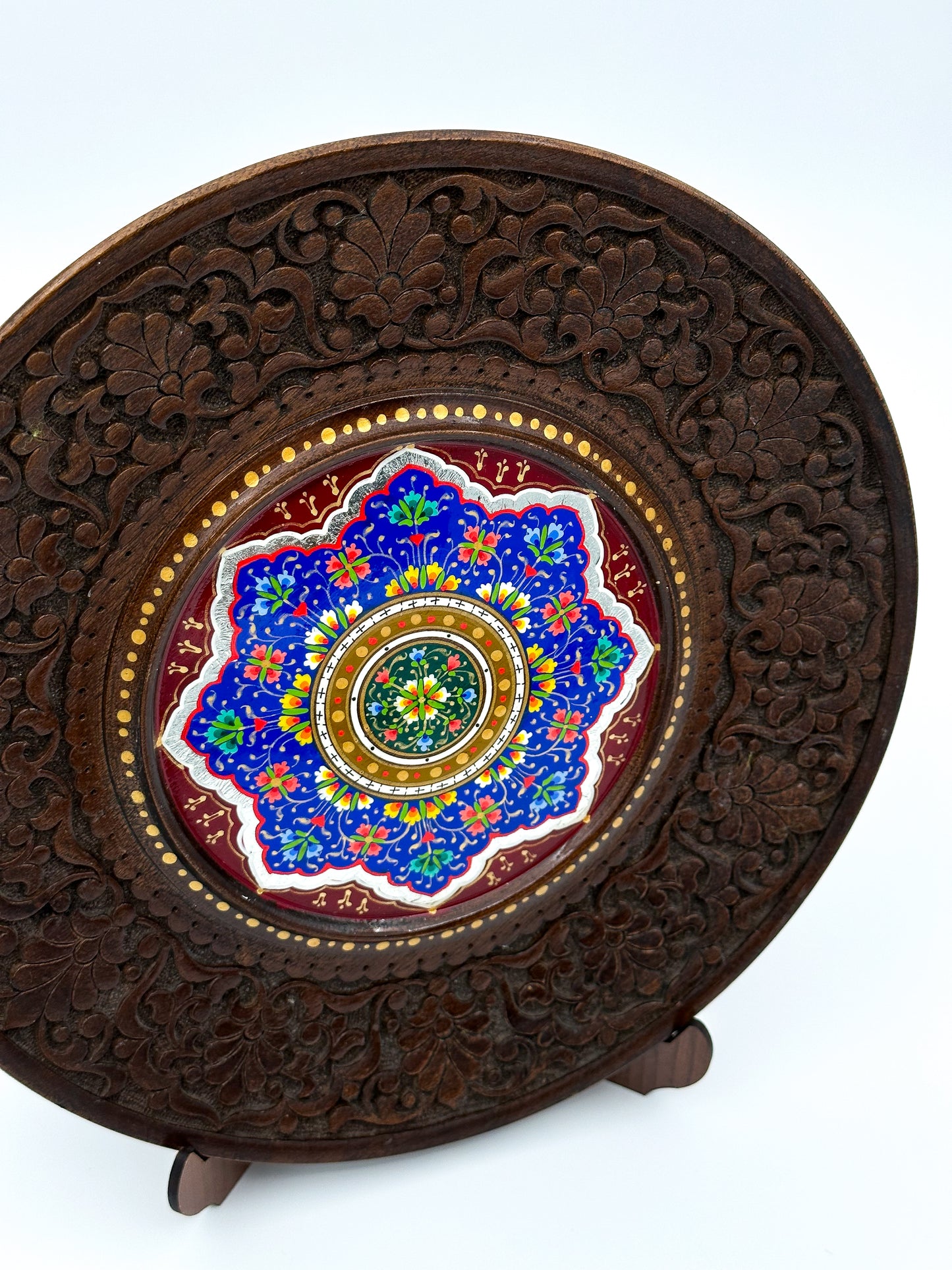 Sapphire Mandala Wall Plate