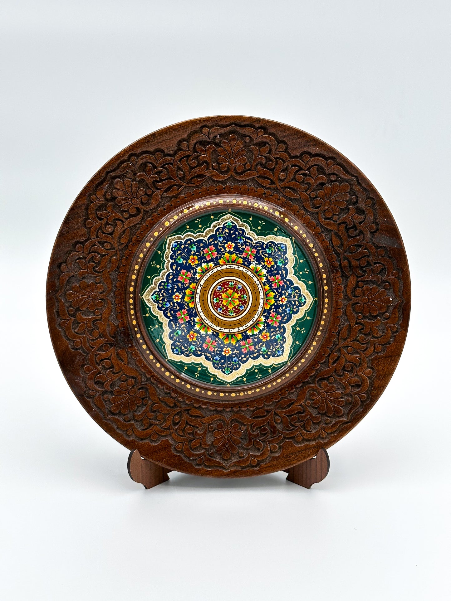 Emerald Blossom Wall Plate