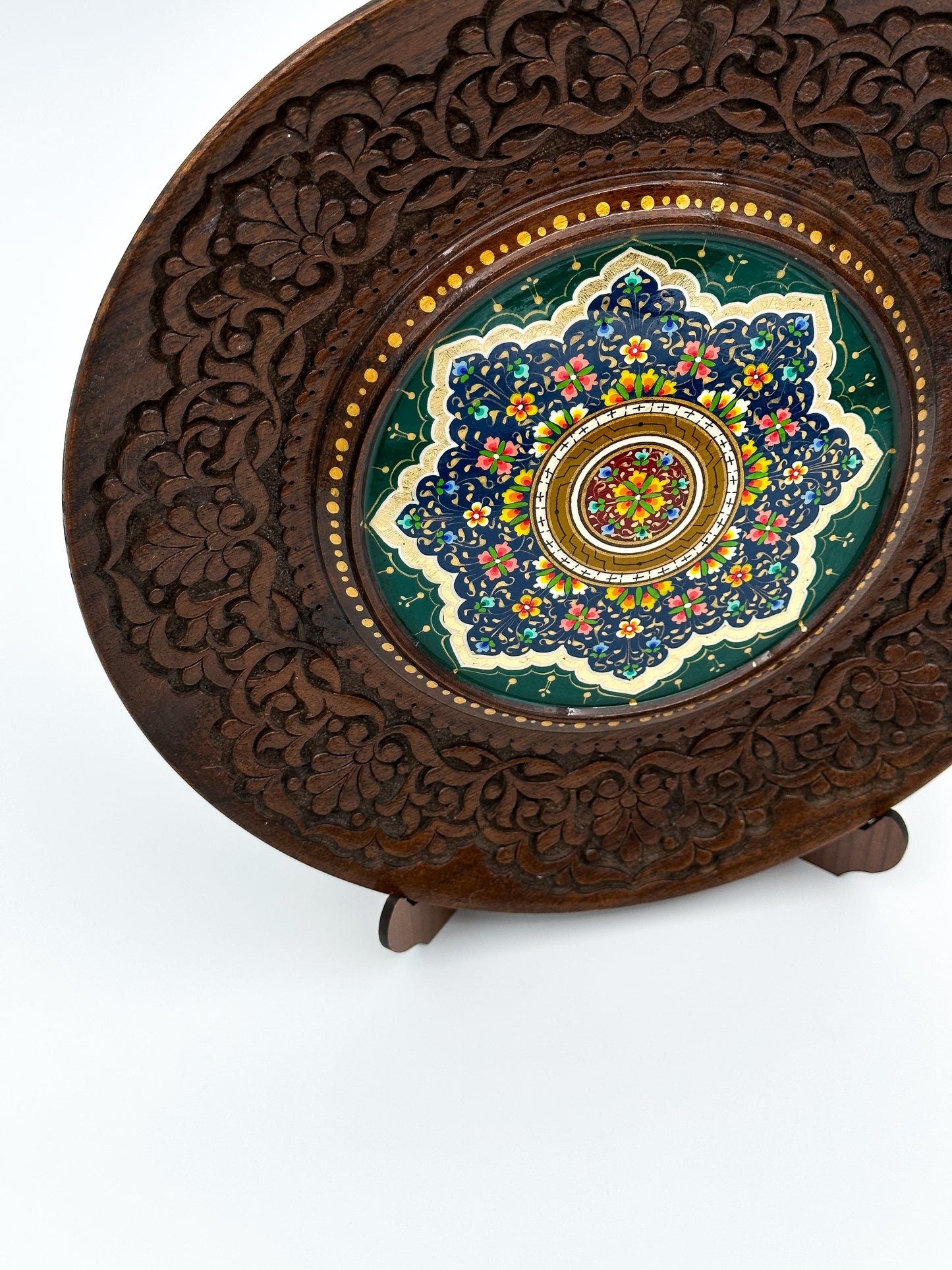 Emerald Blossom Wall Plate