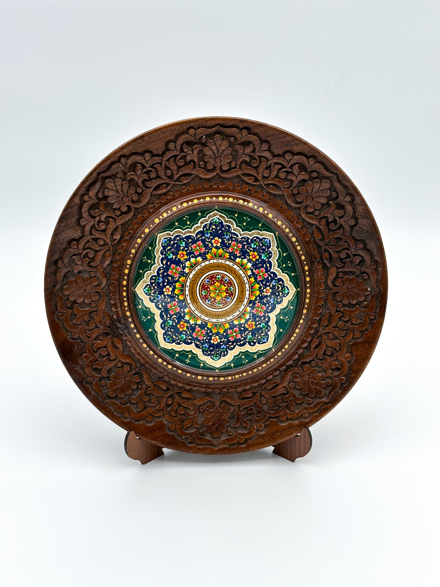 Emerald Blossom Wall Plate