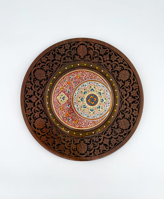 Floral Harmony Wall Plate