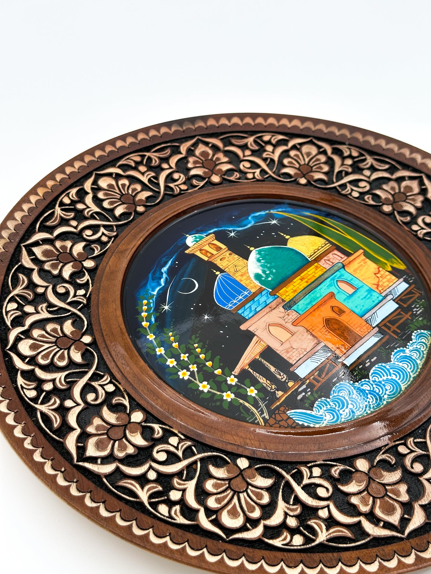 Moonlit Madrasa Decorative Wall Plate