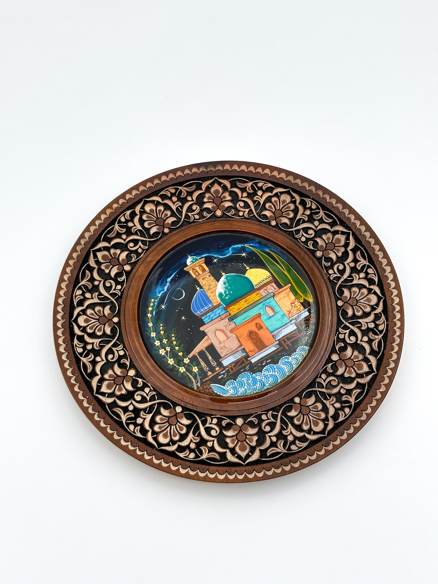 Moonlit Madrasa Decorative Wall Plate