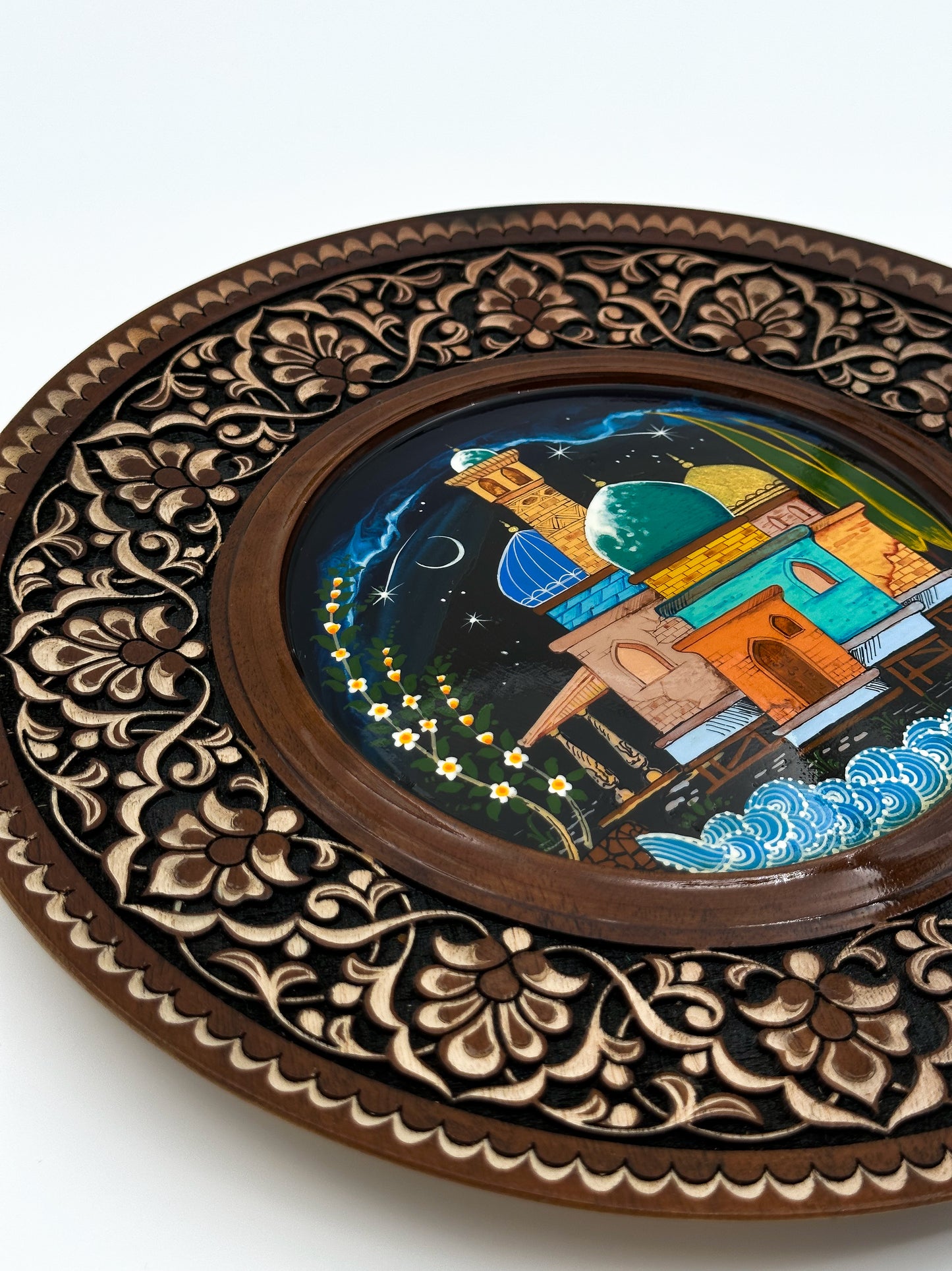 Moonlit Madrasa Decorative Wall Plate