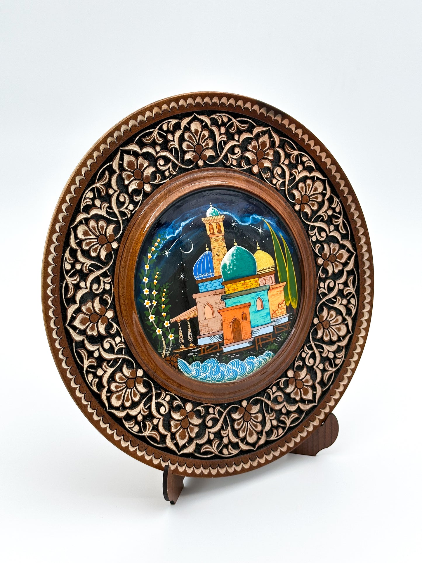 Moonlit Madrasa Decorative Wall Plate