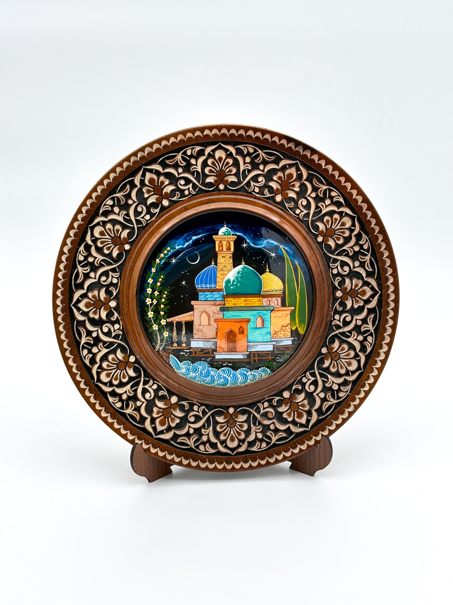 Moonlit Madrasa Decorative Wall Plate