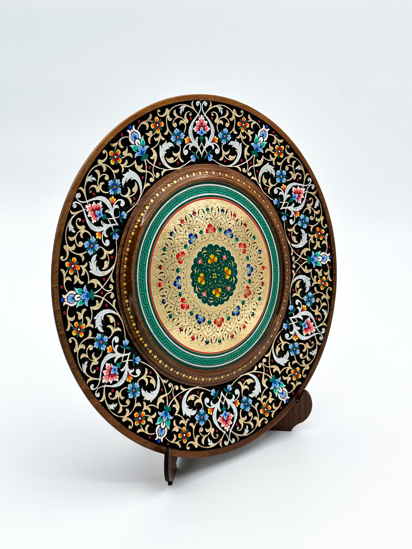 The Floral Harmony Decorative Wall Plate