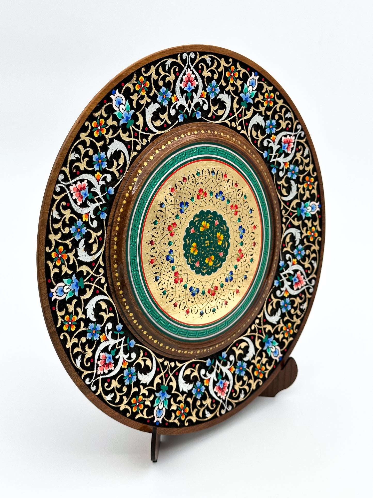 The Floral Harmony Decorative Wall Plate