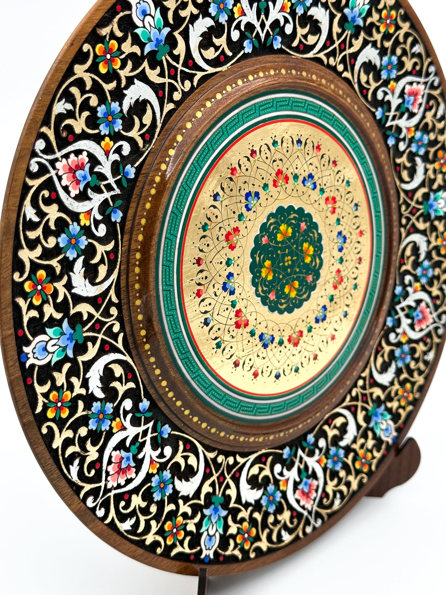 The Floral Harmony Decorative Wall Plate