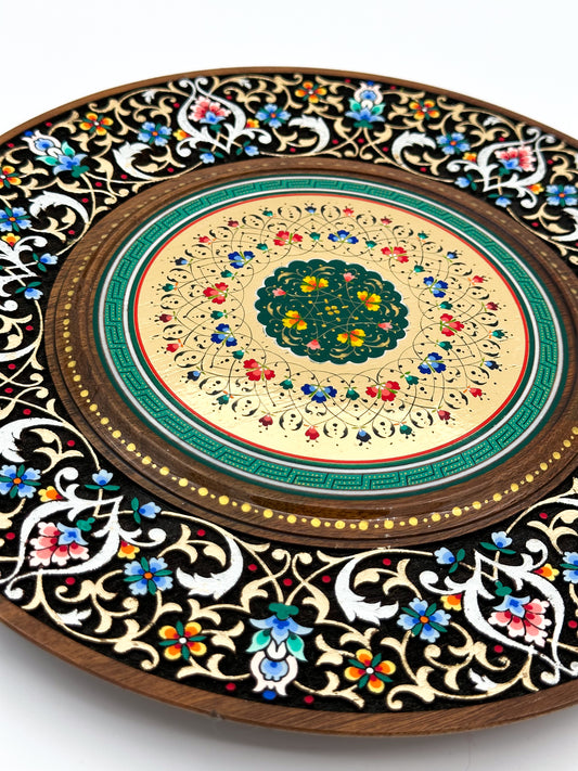 The Floral Harmony Decorative Wall Plate