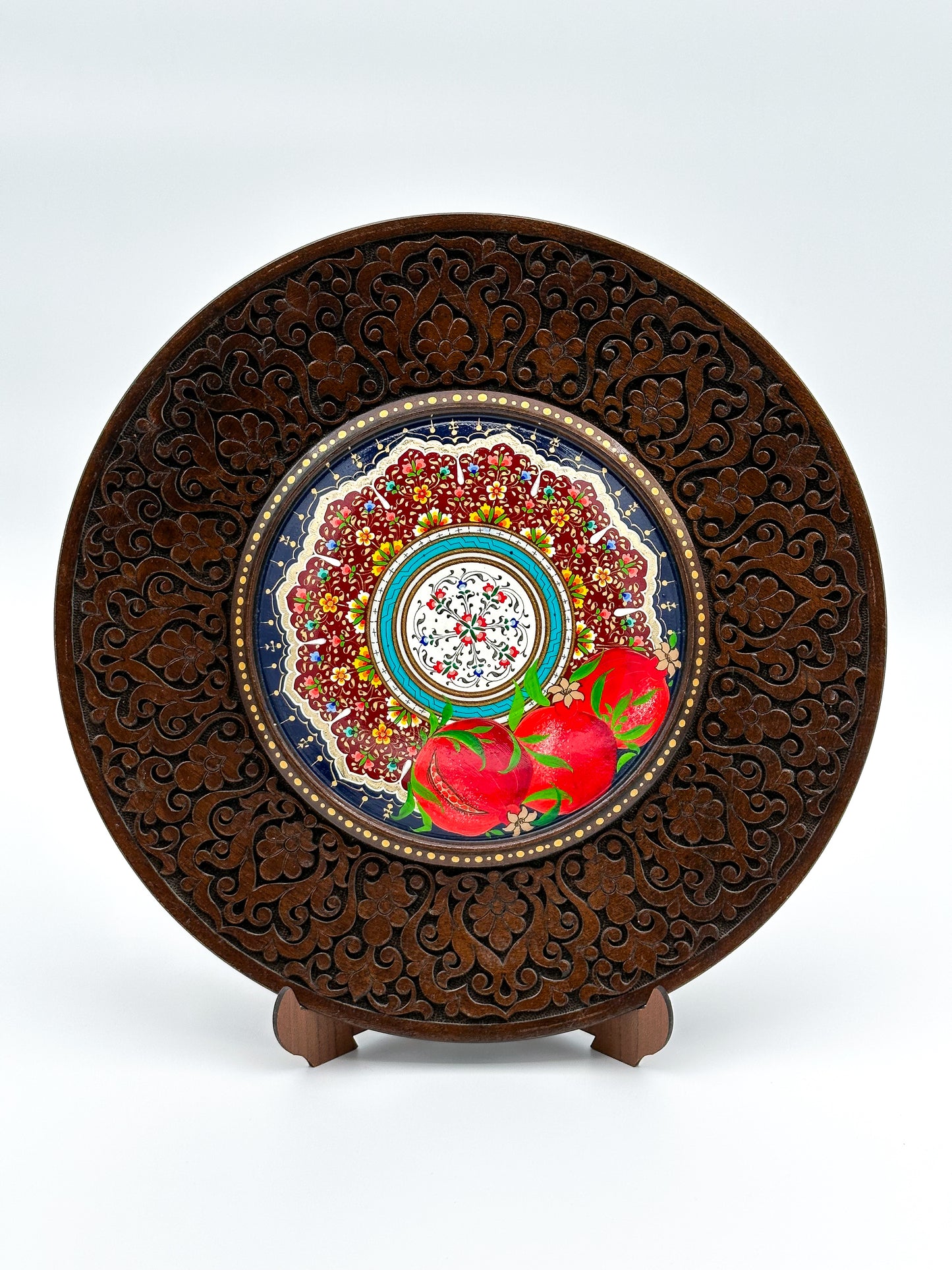 Pomegranate Blossom Elegance Wall Plate