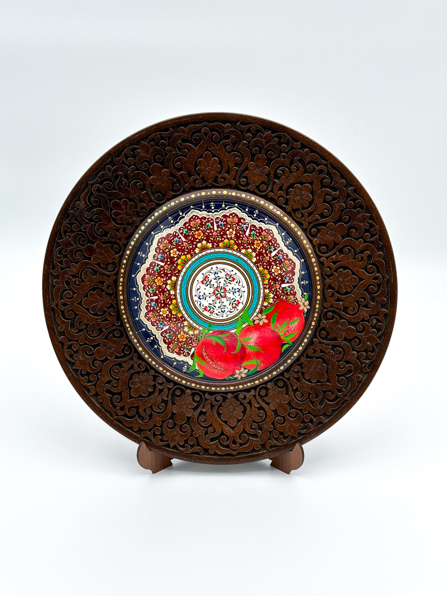 Pomegranate Blossom Elegance Wall Plate