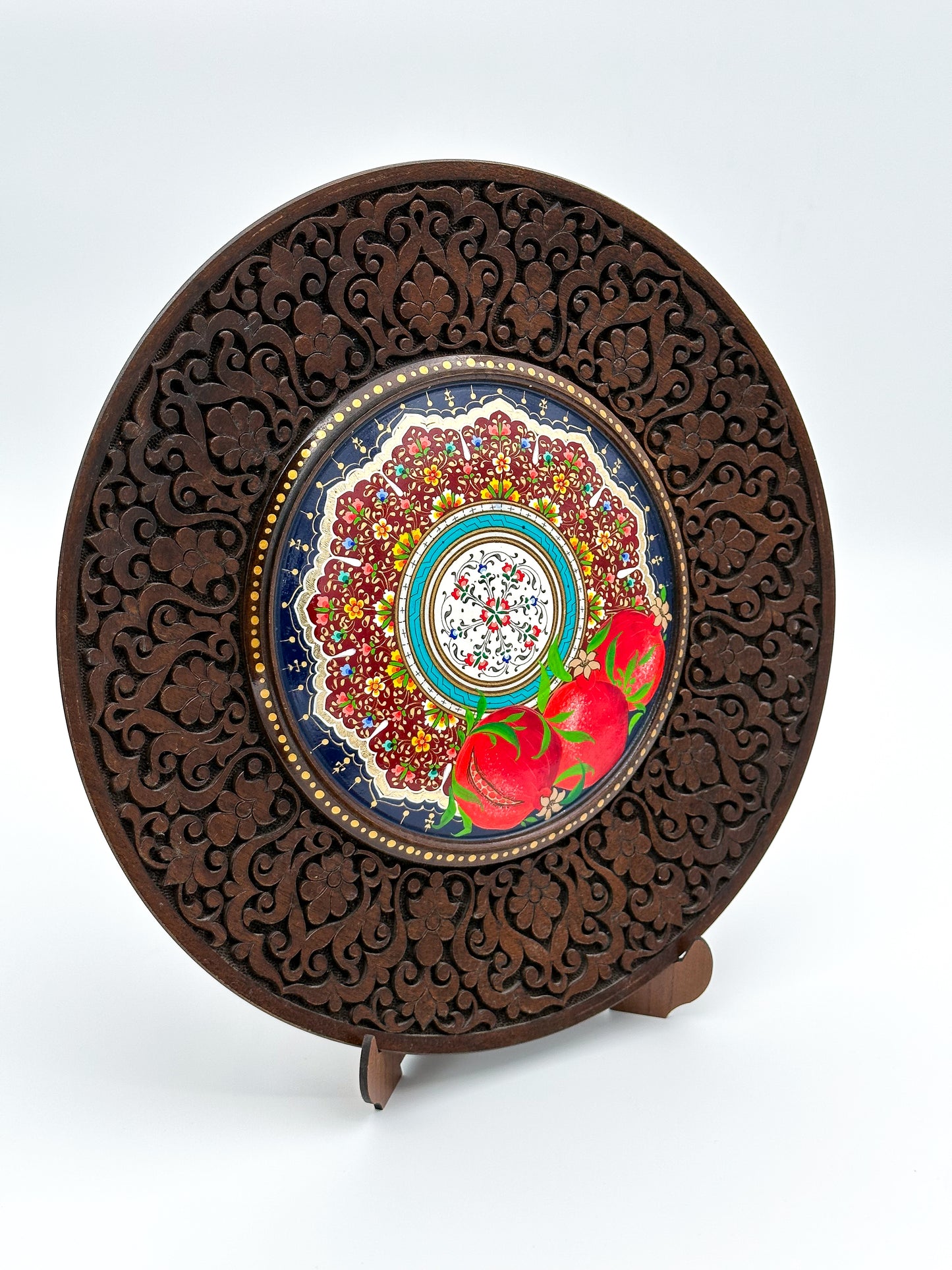 Pomegranate Blossom Elegance Wall Plate