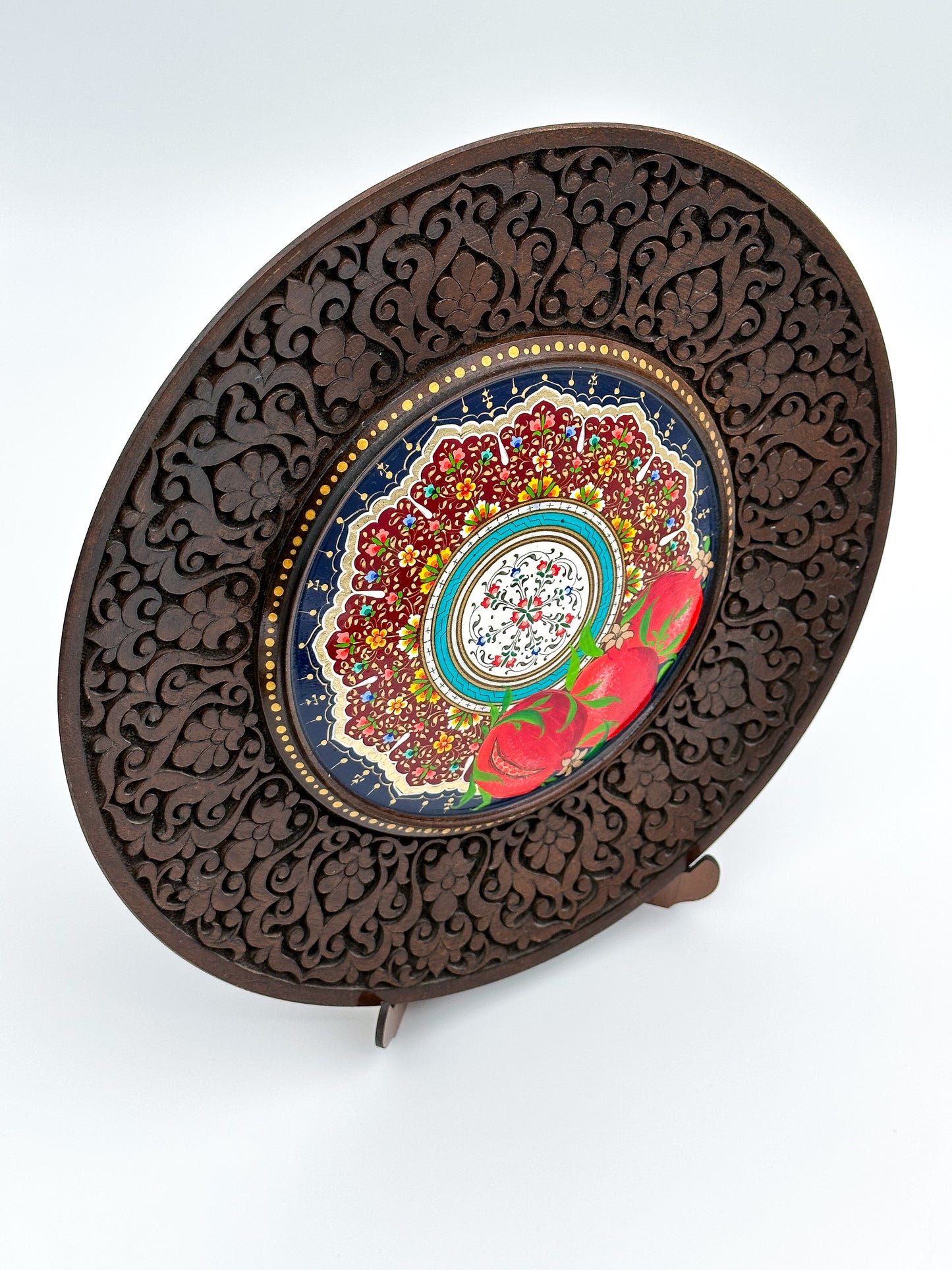 Pomegranate Blossom Elegance Wall Plate