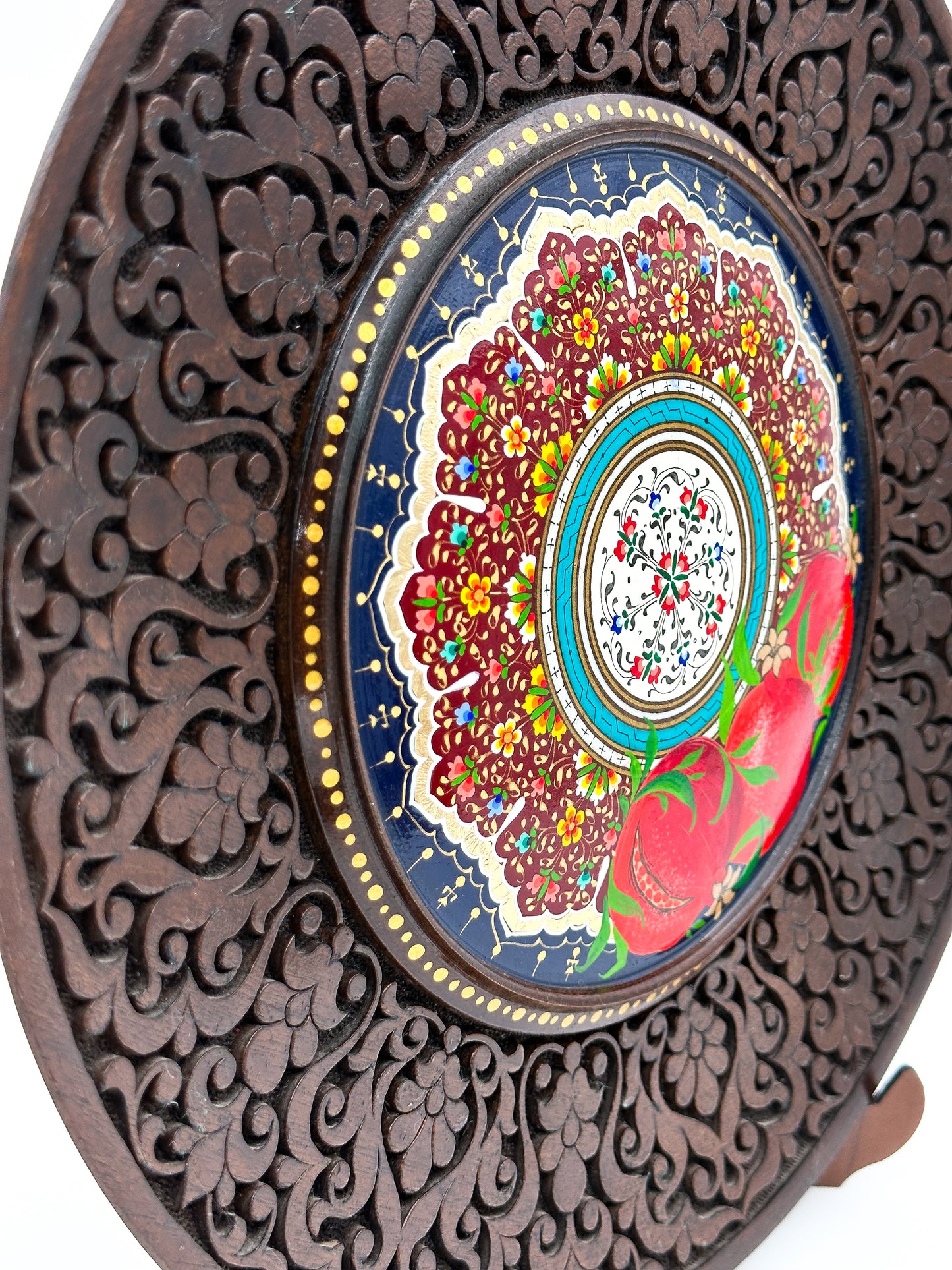 Pomegranate Blossom Elegance Wall Plate