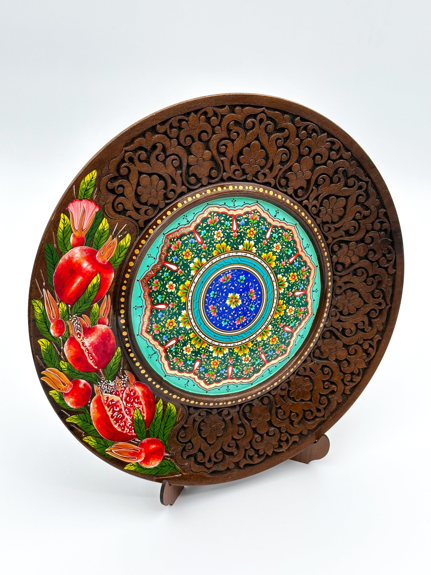 Pomegranate Blossom Decorative Wall Plate