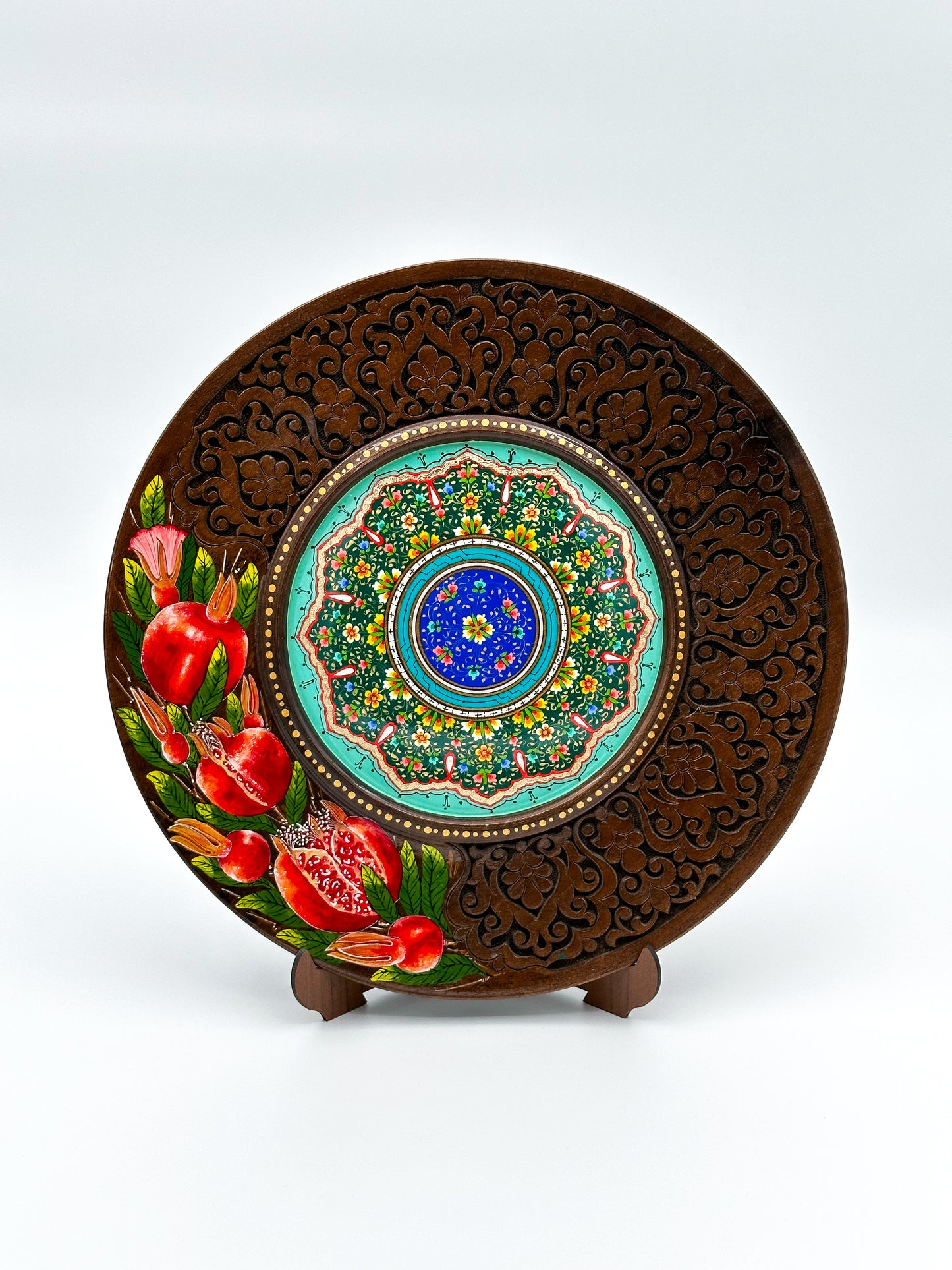 Pomegranate Blossom Decorative Wall Plate