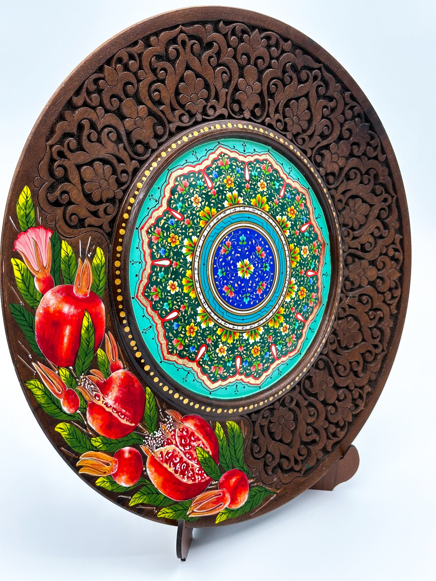 Pomegranate Blossom Decorative Wall Plate