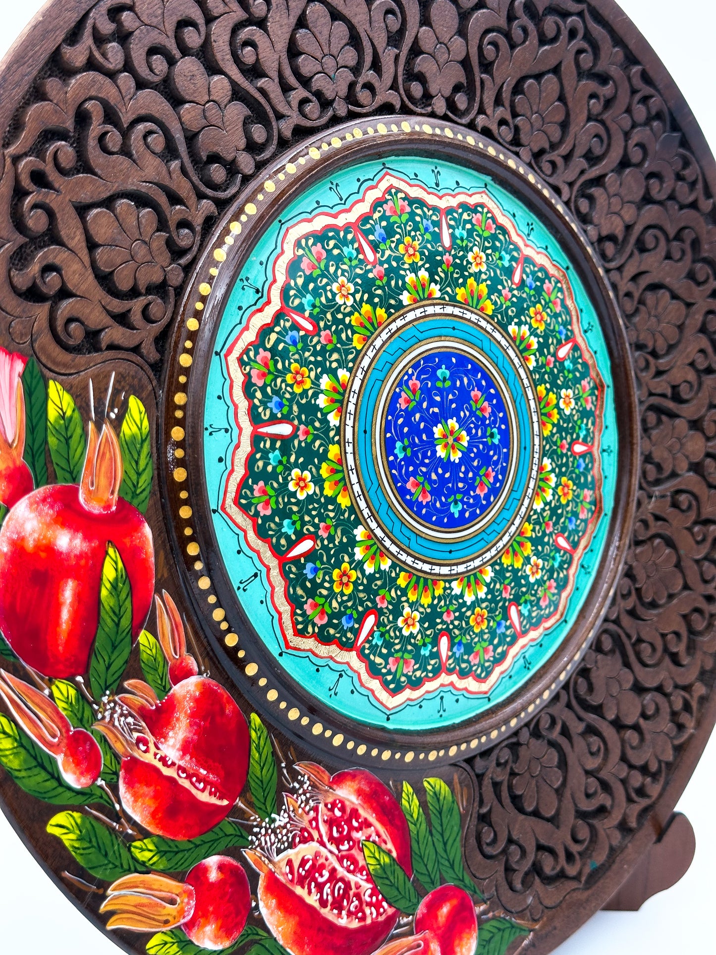 Pomegranate Blossom Decorative Wall Plate