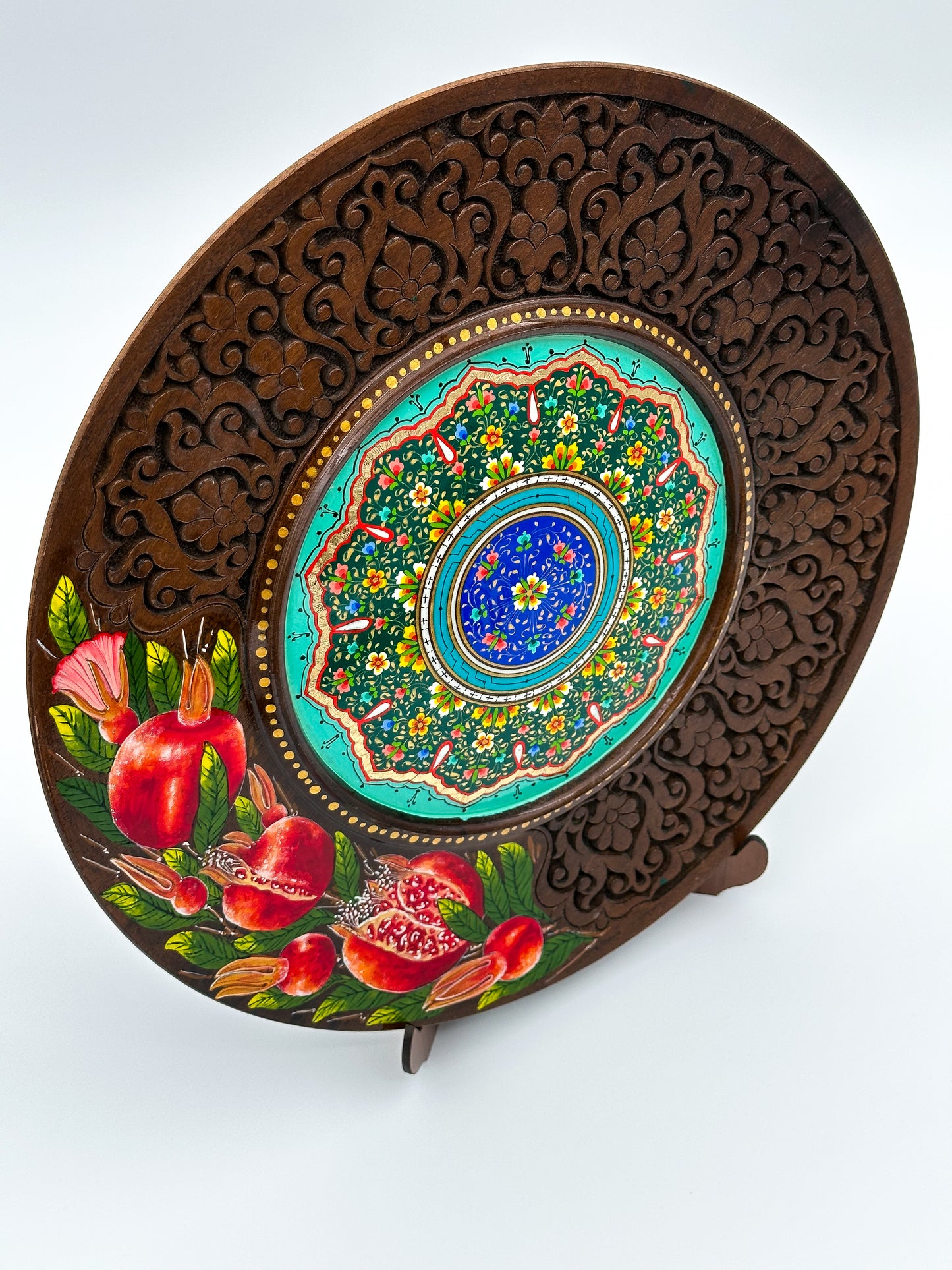 Pomegranate Blossom Decorative Wall Plate