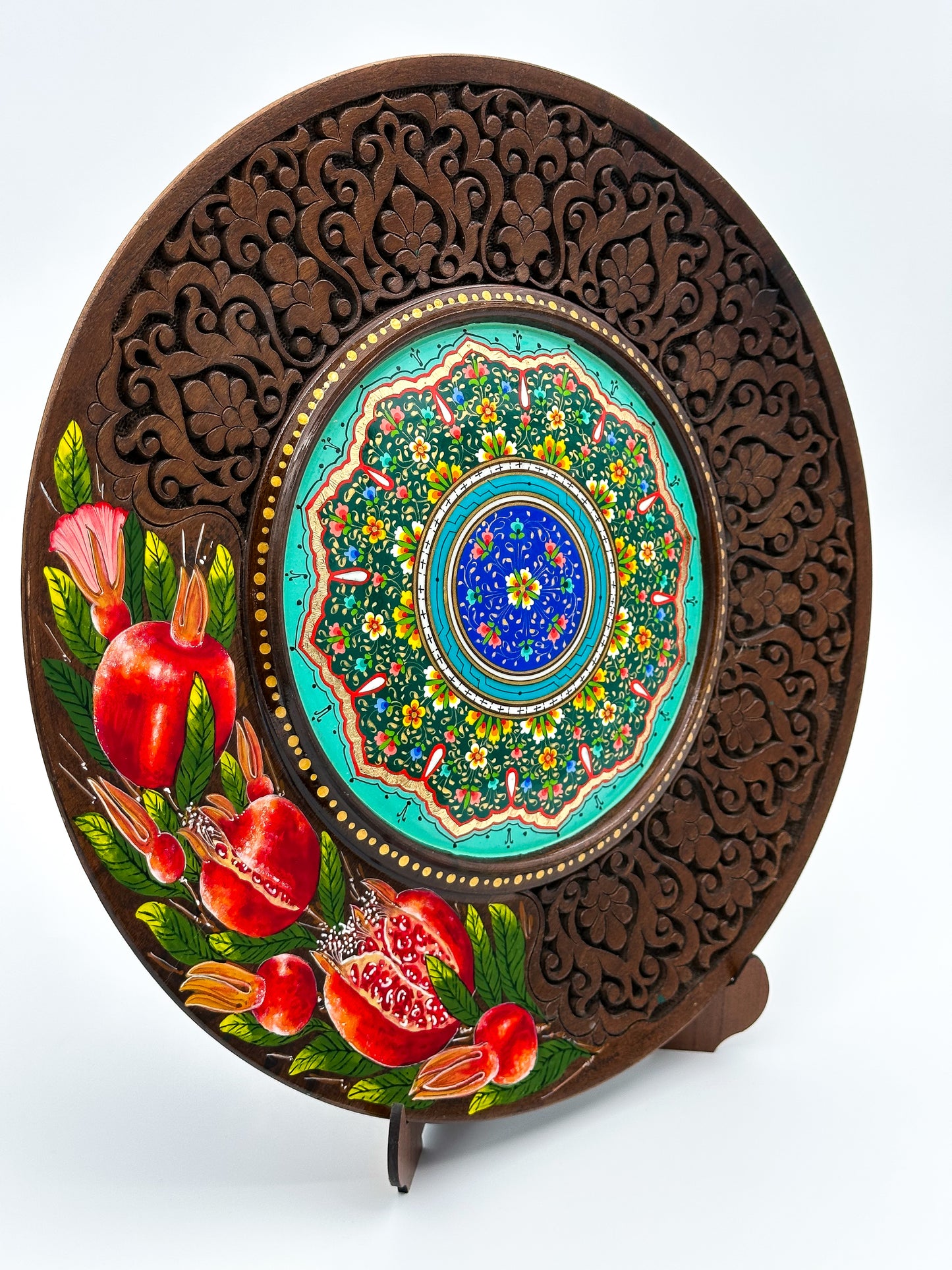 Pomegranate Blossom Decorative Wall Plate