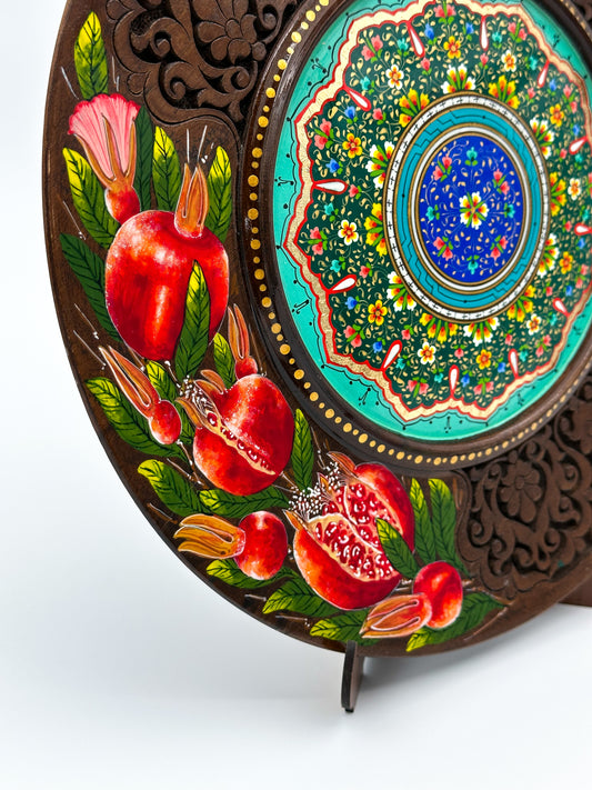 Pomegranate Blossom Decorative Wall Plate