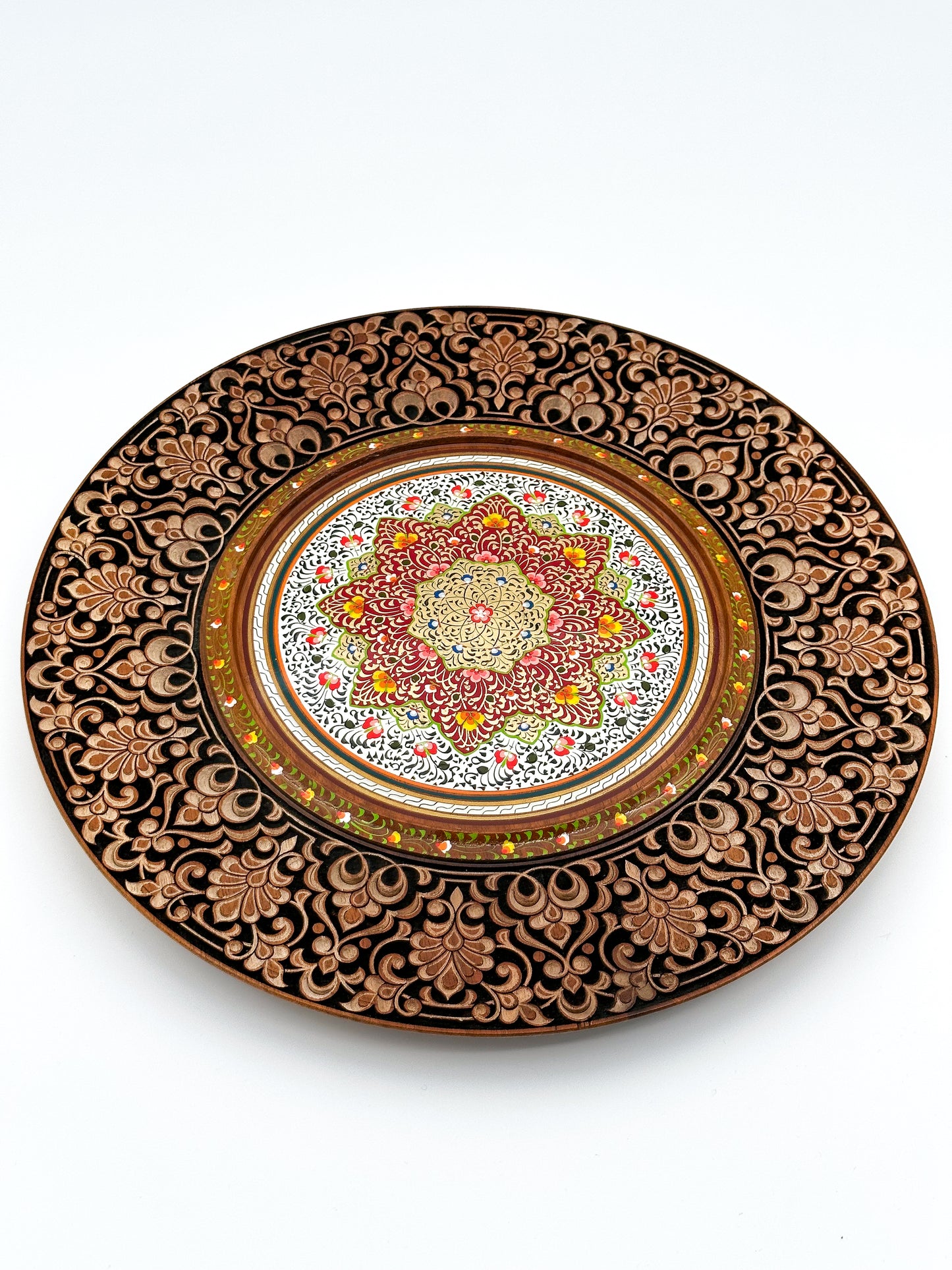 Golden Radiance Wall Plate