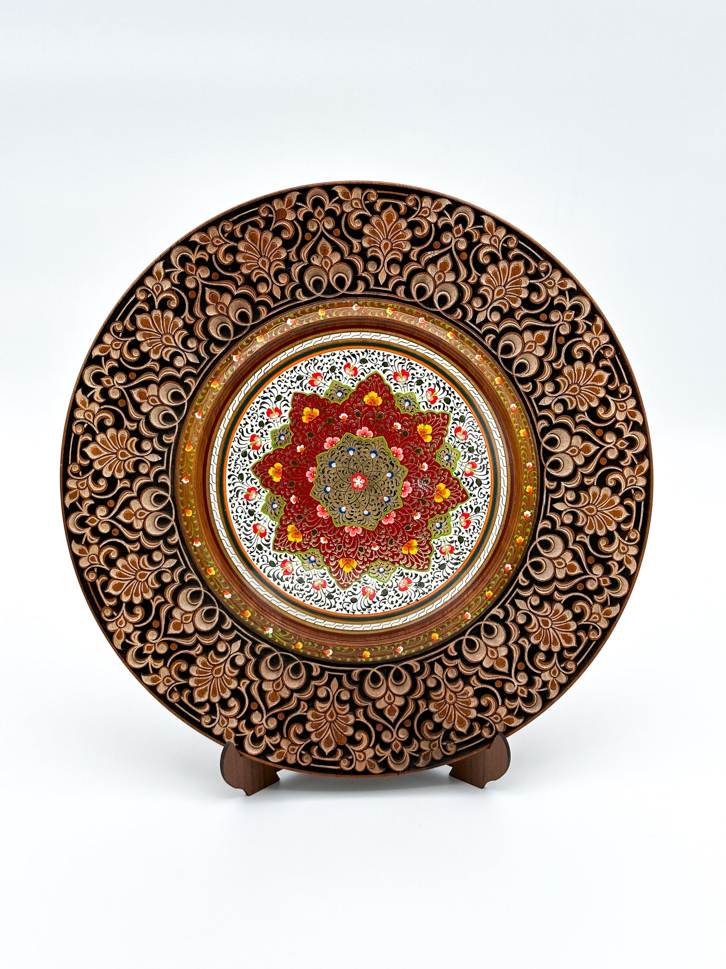 Golden Radiance Wall Plate