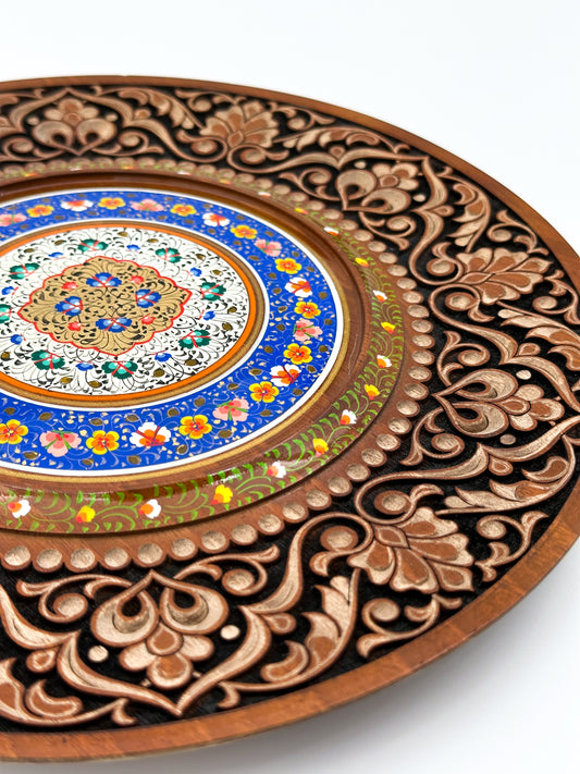 Floral Harmony Mandala Wall Plate