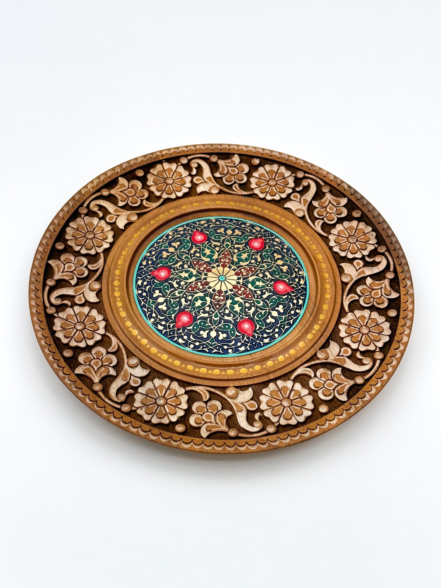 Floral Harmony Decorative Wall Plate