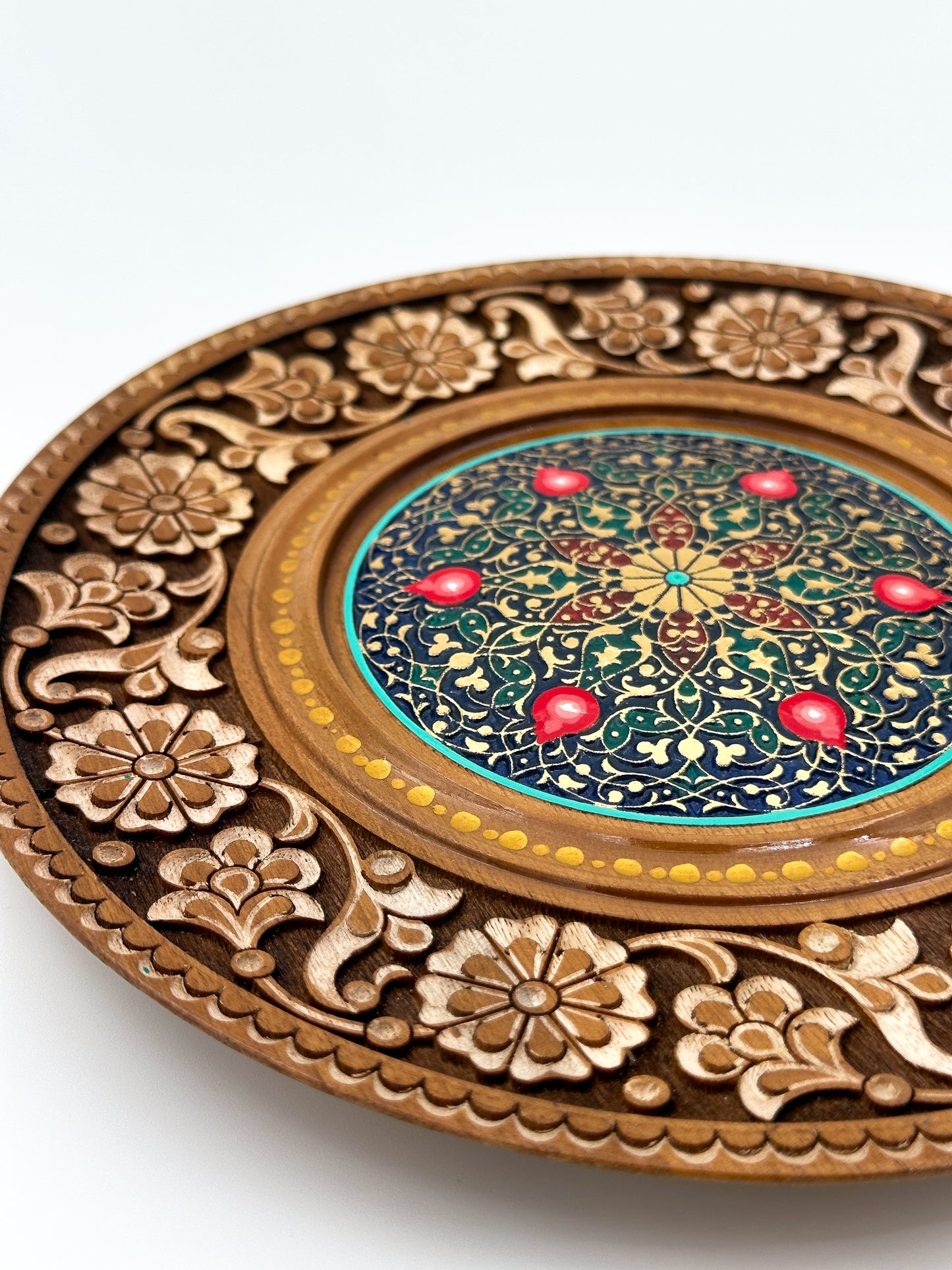 Floral Harmony Decorative Wall Plate